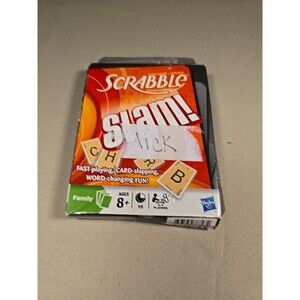 Scrabble Slam!  Card Game from Hasbro - Dated 2008 - Factory Sealed Deck